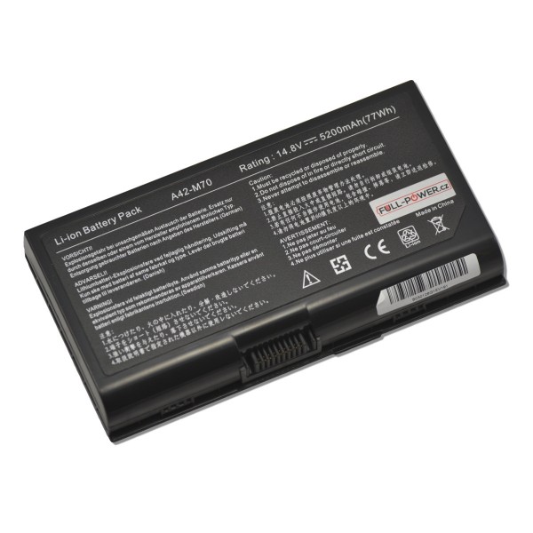 Bateria do laptopa Asus Kompatibilní 07G0165A1875 5200mAh Li-ion 14,8V ogniwa SAMSUNG