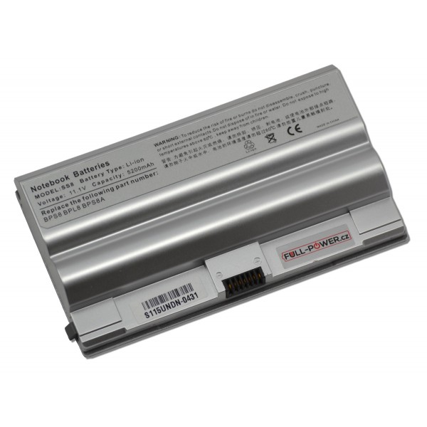 Bateria do laptopa Sony Vaio VGN-FZ38GU 5200mAh Li-ion 11,1V ogniwa SAMSUNG