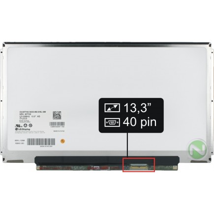 LP133WH2(TL)(M3) CLAA133WB01A matryca do laptopa 13,3“ 40pin HD LED Slim - świecąca