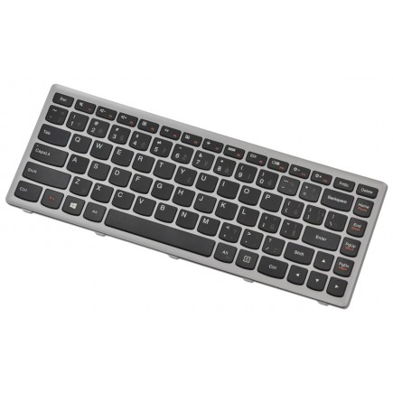 Klawiatura do laptopa Lenovo 25211185 czeska srebrna ramka