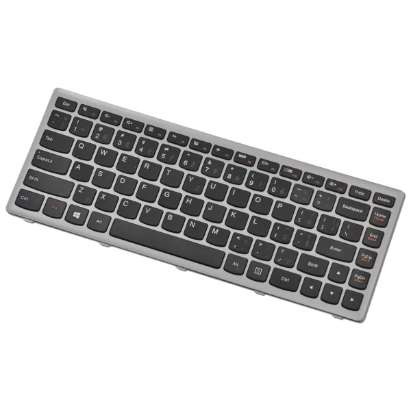 Klawiatura do laptopa Lenovo 25211153 czeska srebrna ramka