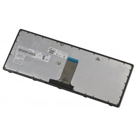 Klawiatura do laptopa Lenovo 25211198 czeska srebrna ramka