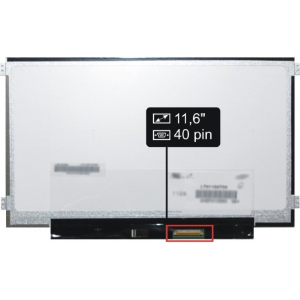 Asus X201E-DS02 matryca do laptopa 11,6“ 40pin HD LED Slim - świecąca