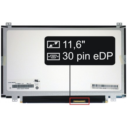 Toshiba Satellite CL10-C-102 matryca do laptopa 11,6“ 30pin HD LED Slim - świecąca