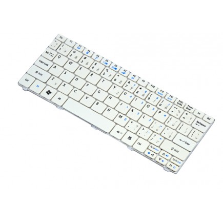 Klawiatura do laptopa Acer ASPIRE ONE D257-1663 czeska biała 