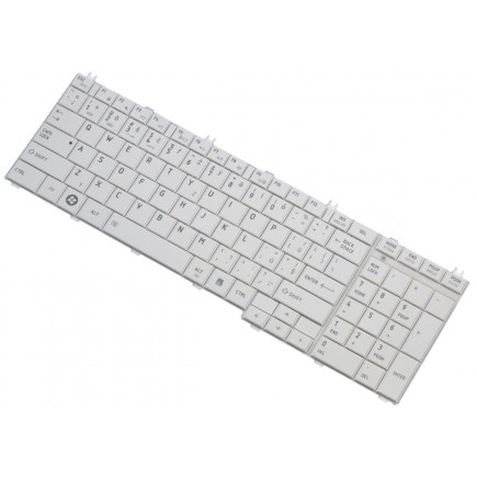 Klawiatura do laptopa Toshiba SATELLITE L755D-13D czeska biała 