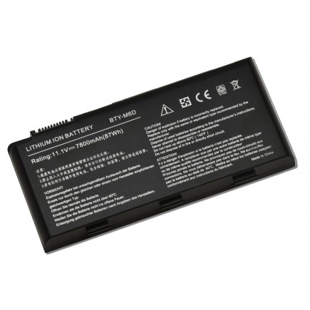 Bateria do laptopa MSI GT663 7800mAh Li-ion 11,1V
