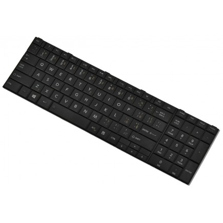 Klawiatura do laptopa Toshiba SATELLITE C55-A-145 czeska czarna