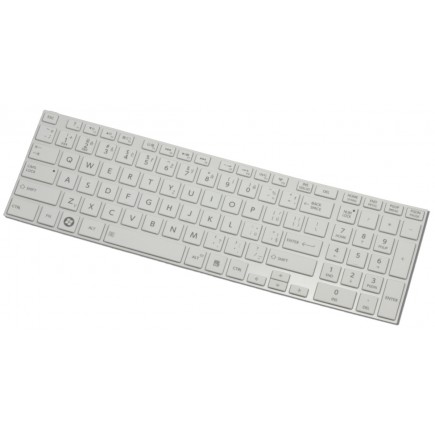 Klawiatura do laptopa Toshiba SATELLITE C855-184 czeska biała