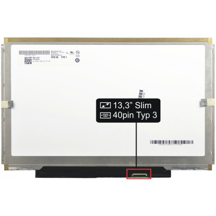 LP133WX2-TLA1 matryca do laptopa 13,3“ 40pin WXGA LED Slim - świecąca