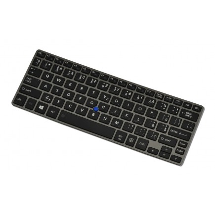 Klawiatura do laptopa Toshiba Portege Z30t-A czeska srebrna podświetlana