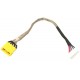 Lenovo Essential G700-5938 Złącze zasilania do laptopa dc jack