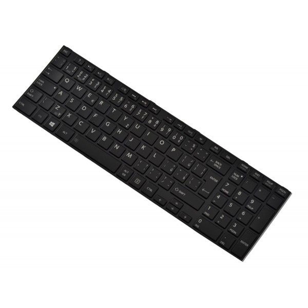 Klawiatura do laptopa Toshiba Satellite C75-A-15C czeska czarna