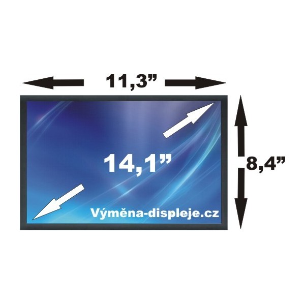 HP Compaq NC6220 matryca do laptopa 14,1“ 30pin CCFL - świecąca