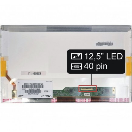 HP Compaq ELITEBOOK 2560P matryca do laptopa 12,5“ 40pin HD LED - Matowa