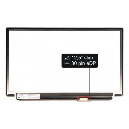 IBM Lenovo ThinkPad X240 20AL SERIES matryca do laptopa 12,5“ 30pin eDP HD LED Slim - Matowa