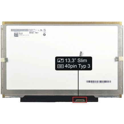 B133EW06 V.0 Kompatibilní matryca do laptopa 13,3“ 40pin WXGA LED Slim - Matowa