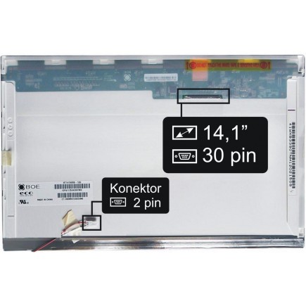 Acer Aspire 4520-5376 matryca do laptopa 14,1“ 30pin WXGA CCFL - Matowa
