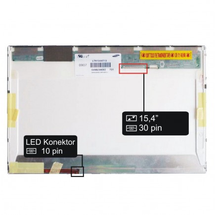 B154EW09 V.3 Kompatibilní matryca do laptopa 15,4“ 30pin WXGA LED - Matowa