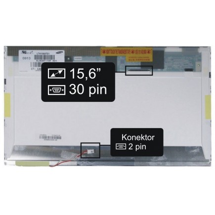 Toshiba SATELLITE PRO L450 SERIES matryca do laptopa 15,6“ 30pin HD CCFL - Matowa
