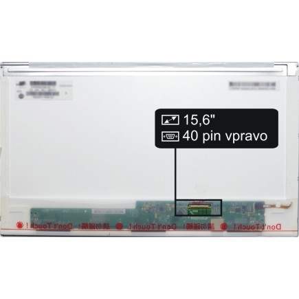 HP COMPAQ 620 matryca do laptopa 15,6“ 40pin w prawo HD LED - Matowa