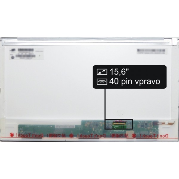 Toshiba Satellite C855-14C matryca do laptopa 15,6“ 40pin w prawo HD LED - Matowa