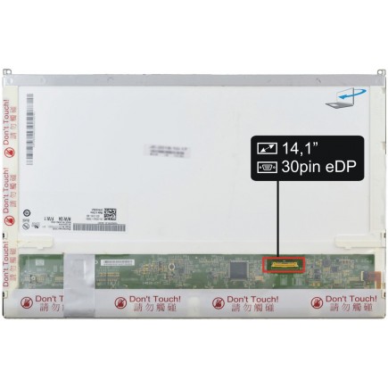Kompatibilní LP141WX5(TP)(P1) matryca do laptopa 14,1“ 30pin eDP WXGA LED - Matowa