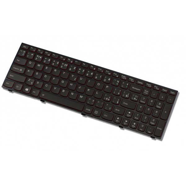 Klawiatura do laptopa Lenovo 25205451 czeska czarna podświetlana