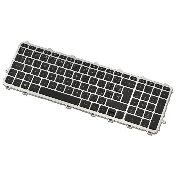 Klawiatura do laptopa HP Envy 15t-j100 CZ / SK Podświetlana Srebrna ramka