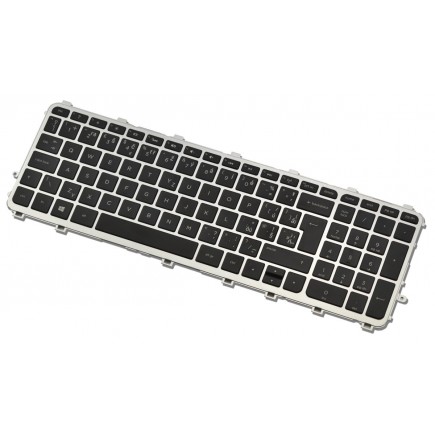 Klawiatura do laptopa HP Envy 15-j005tu CZ / SK Podświetlana Srebrna ramka