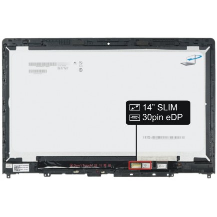 Kompatibilní B140HTN01.E matryca do laptopa 14" LED 30pin eDP dotykać