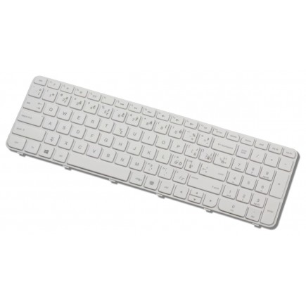 Klawiatura do laptopa HP Pavilion G6-2200 CZ / SK bílá s rámečkem CZ/SK biała z ramką