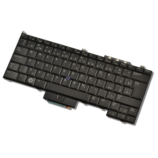 Klawiatura do laptopa Dell KM742 CZ/SK Czarna