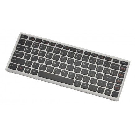 Klawiatura do laptopa Lenovo IdeaPad U410 czeska czarno-srebrna