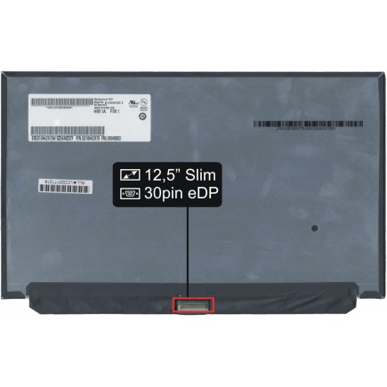HP Compaq EliteBook 725 G4 matryca do laptopa 12,5“ 30pin WUXGA IPS - świecąca