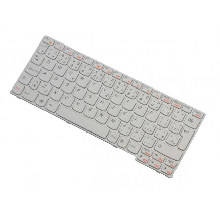Klawiatura do laptopa IBM Lenovo IdeaPad S10-3S czeska biała