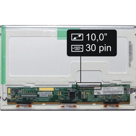 Asus Eee PC 1001PQ matryca do laptopa 10,0“ 30pin WSVGA LED - Świecąca