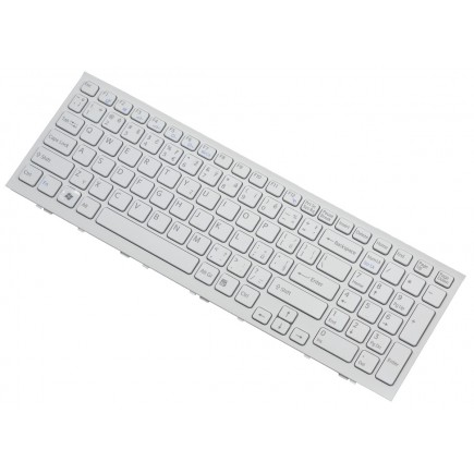 Klawiatura do laptopa Sony Vaio VPC-EH3L1E czeska biała