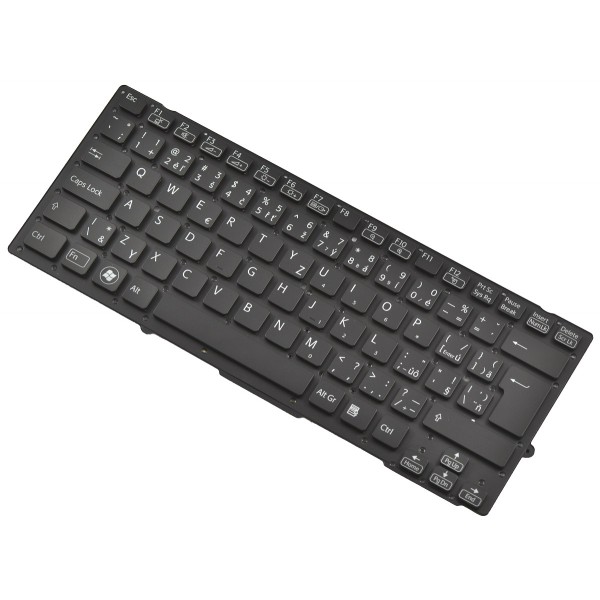 Klawiatura do laptopa Sony VAIO VPC-SB36FW/B czeska czarna