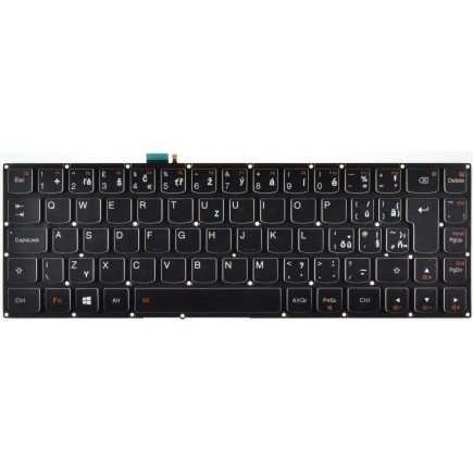 Klawiatura do laptopa Lenovo Ideapad Yoga 3 Pro 13 czeska czarna podświetlana