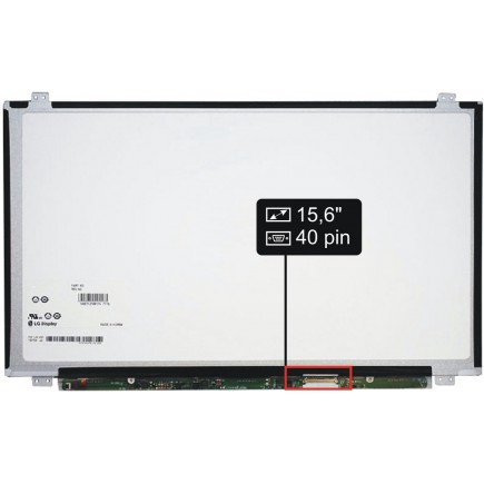 HP Compaq COMPAQ 15-H080SA matryca do laptopa 15,6“ LCD 40pin HD LED SlimTB - świecąca