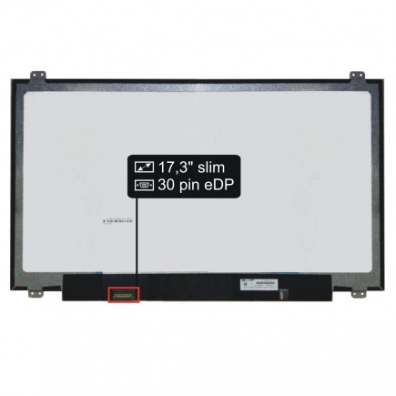 HP Compaq HP 17-X007TU matryca do laptopa 17,3“ 30pin Full HD LED Slim IPS - Matowa