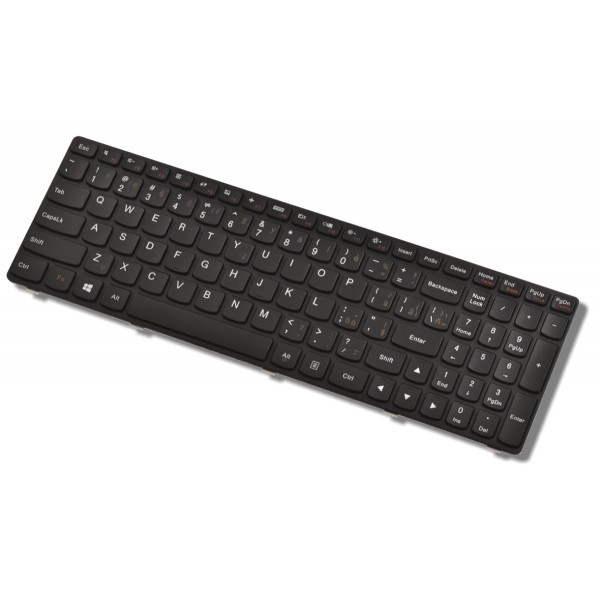 Klawiatura do laptopa IBM Lenovo IdeaPad G700 czeska czarna 