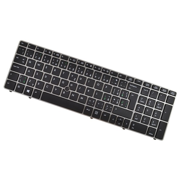 Klawiatura do laptopa HP kompatibilní 635769-001 CZ / SK srebrna