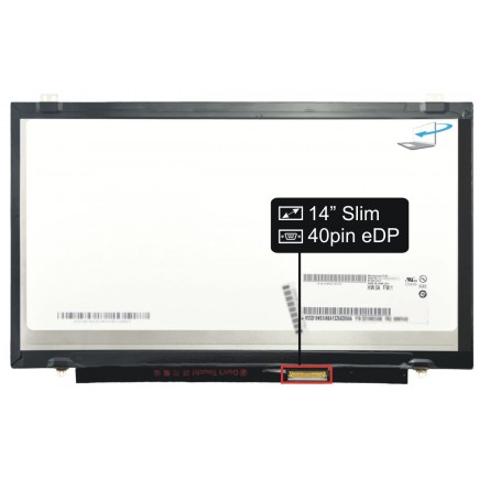 Lenovo ThinkPad X1 CARBON 20BS003FUS matryca do laptopa 14,0“ QHD SlimTB LED IPS 40pin eDP - świecąca 