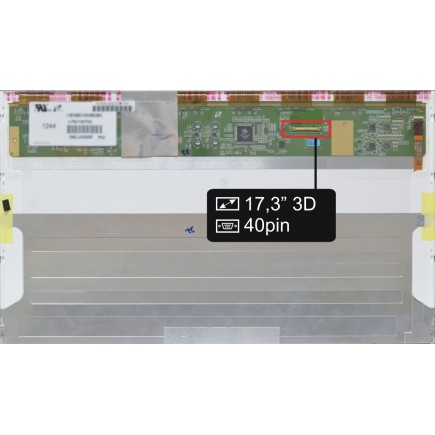Toshiba Qosmio X870-11R matryca do laptopa 17,3“ 40pin Full HD LED 3D - Świecąca