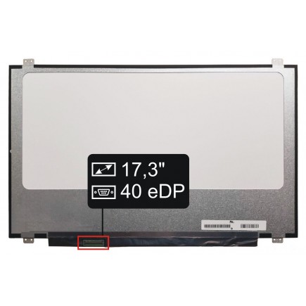 HP Compaq Omen 17-AN000 SERIES matryca do laptopa Full HD 120Hz LED eDP 40pin TB - świecąca