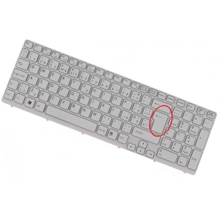 Klawiatura do laptopa Sony Vaio SVE1711V1EB CZ / SK biały