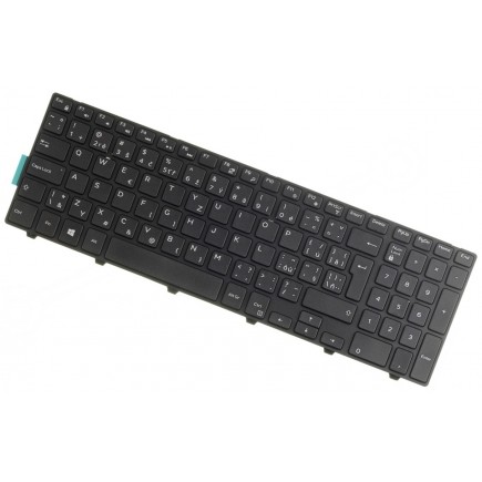 Klawiatura do laptopa Dell Inspiron 17 5748 CZ / SK czarna z ramą