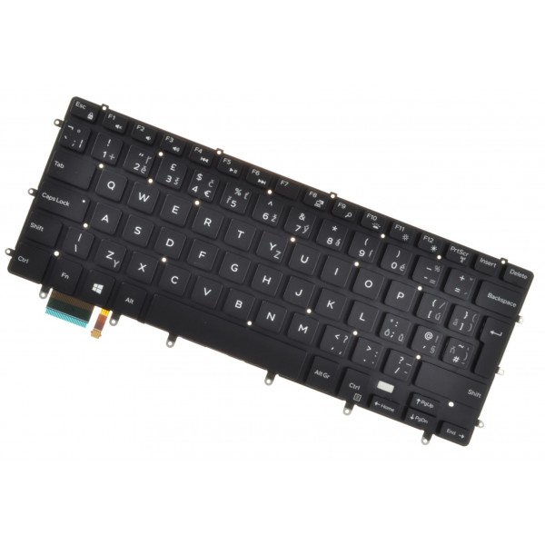 Klawiatura do laptopa Dell kompatibilní 0PN5M8 CZ / SK czarny, podświetlany